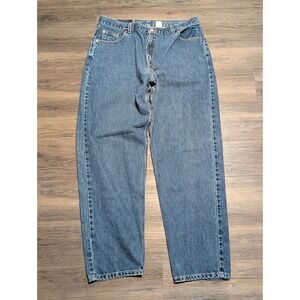 Levis 560 Vintage  Loose Fit Straight Leg Jeans Made in USA Blue Denim 18 MIS M